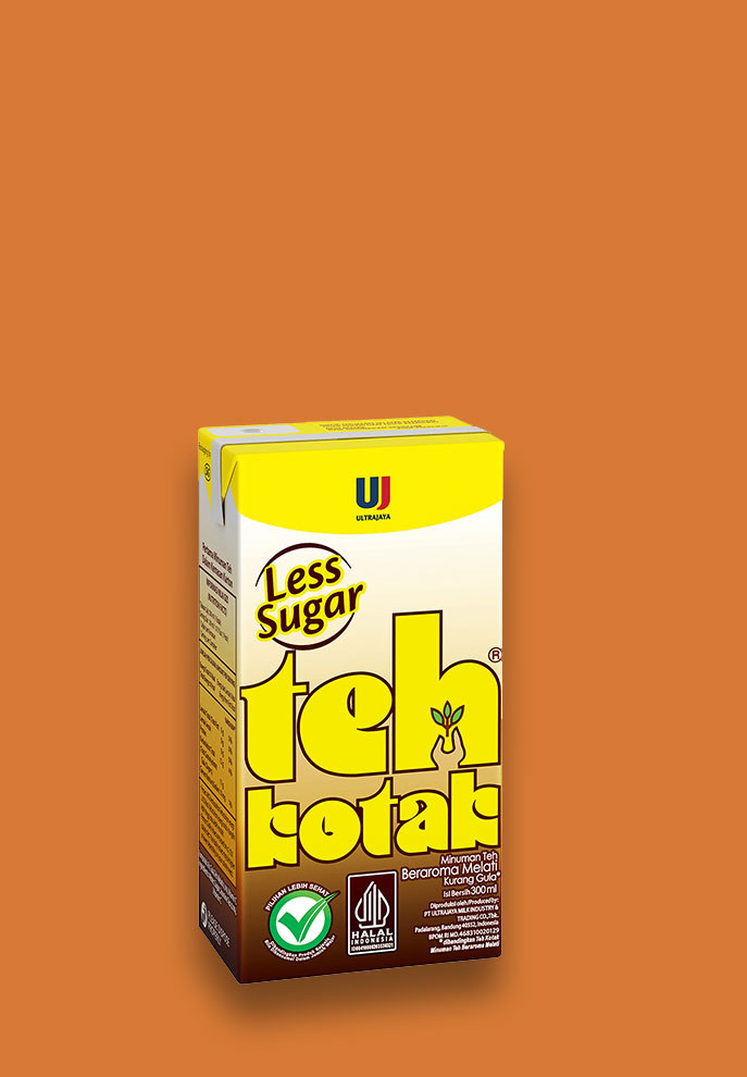 Teh Kotak Teh Melati Less Sugar 300 ml