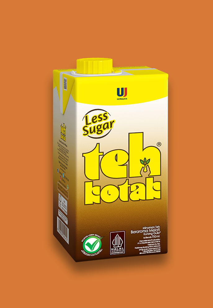 Teh Kotak Teh Melati Less Sugar 750 ml